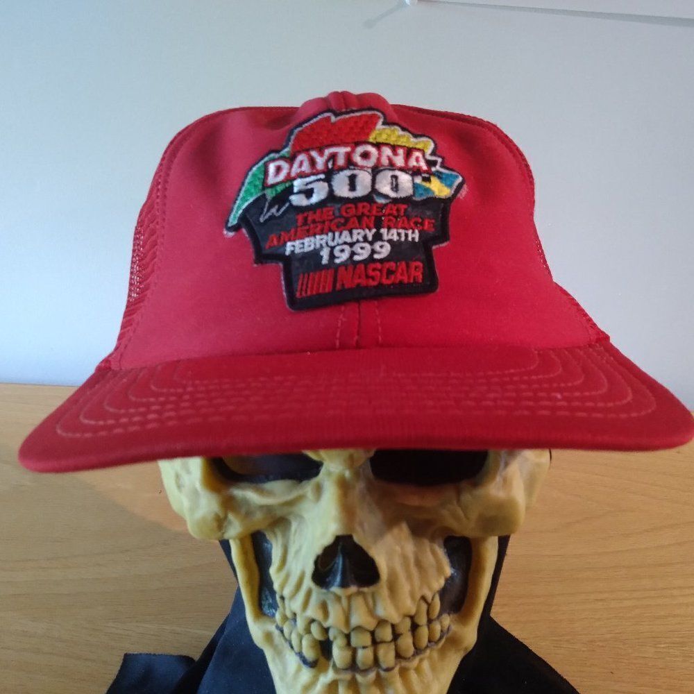 Vintage NASCAR Daytona 500 1999 Snap Back Trucker Hat
